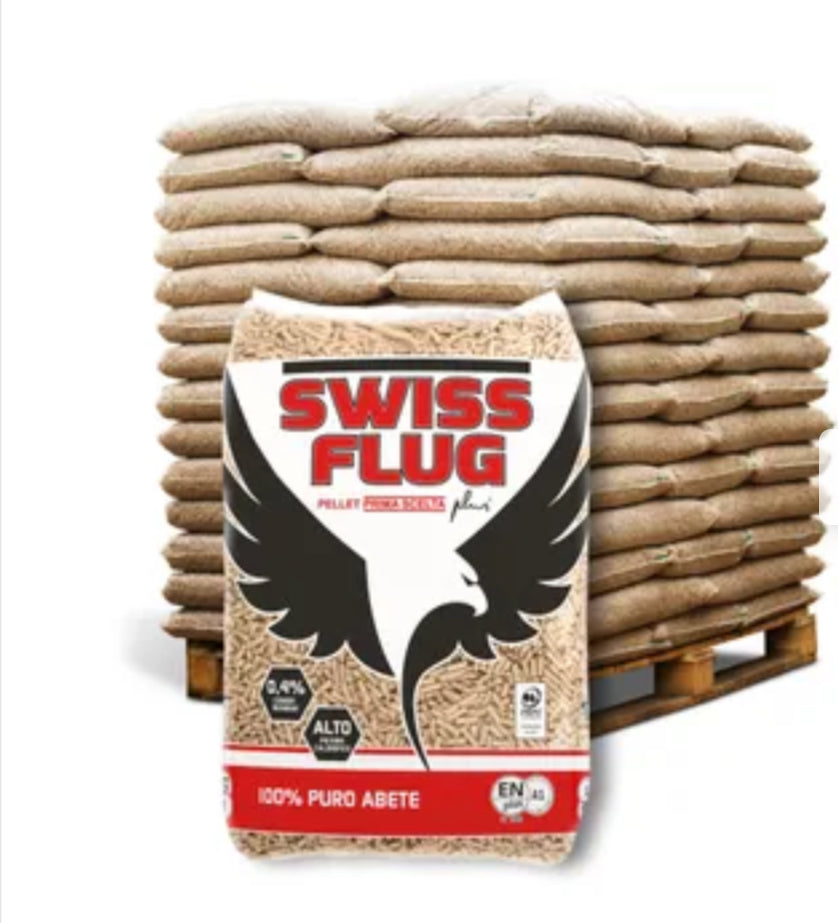 Bancale Pellet Swiss Flug ENplus A1 72 sacchi